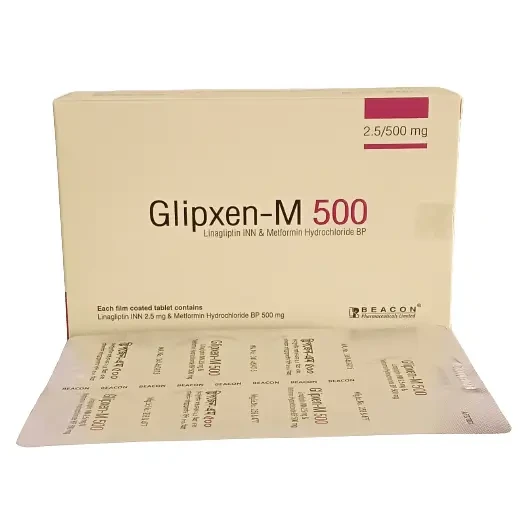 Tablet Glipxen-M 2.5 mg + 500 mg