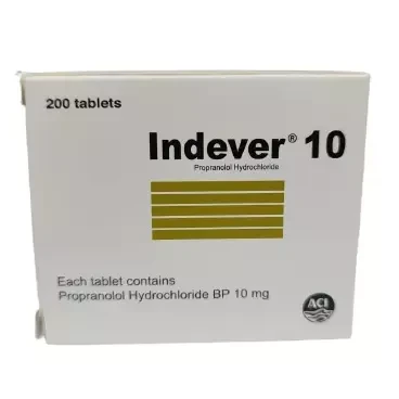 Tablet  Indever (MRP 102) 10mg (200 Pcs)