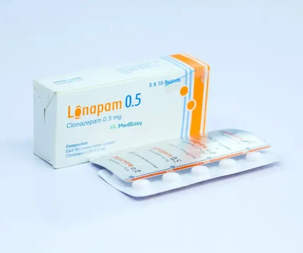 Tablet  Lonapam (MRP 250) 0.5mg (50 Pcs)