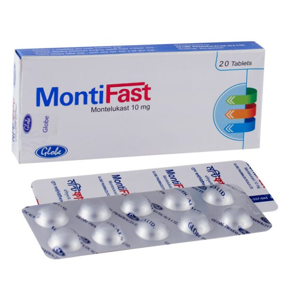 Tablet  Montifast (MRP 320) 10mg (20 Pcs)