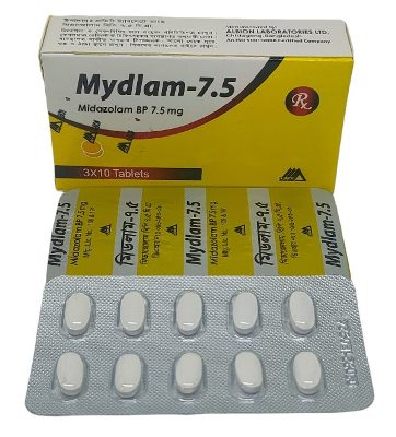 Tablet  Mydlam 7.5mg (30 Pcs)