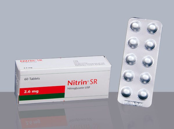 Tablet  Nitrin SR 2.6mg