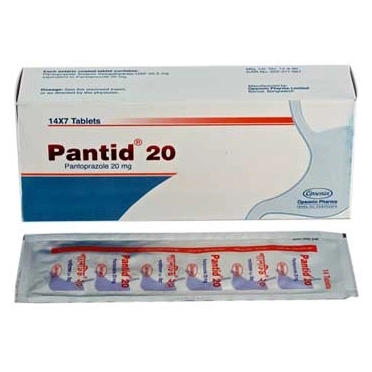 Tablet  Pantid (MRP 588) 20mg (98 Pcs)