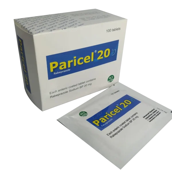 Tablet  Paricel (Tab) (MRP 700) 20mg (100 Pcs)