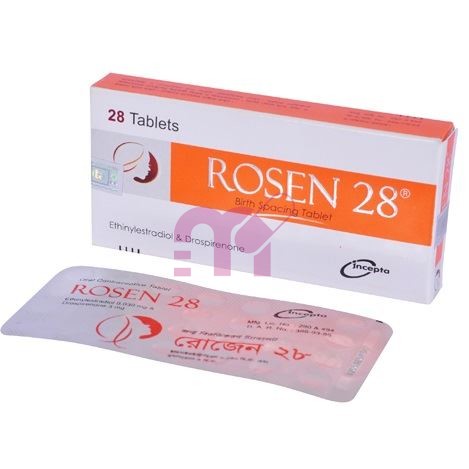 Tablet Rosen 28 0.03 mg+3 mg (28 Pcs)