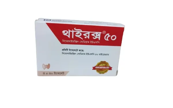 Tablet  Thyrox (MRP 198) 50mcg (90 Pcs)