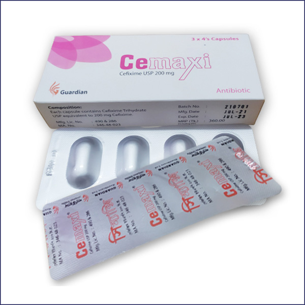 Capsule Cemaxi 200mg (12 Pcs)