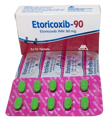 Tablet  Etoricoxib (Albion) 90mg (30 Pcs)