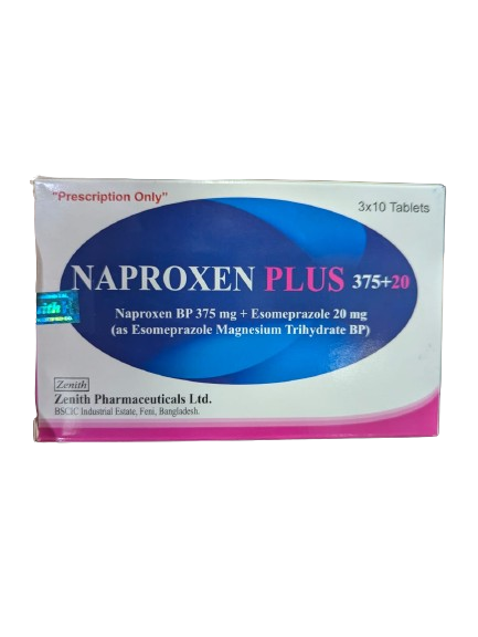 Tablet Naproxen Plus (Zenith) 20 mg + 375 mg