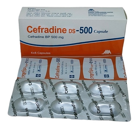 Capsule Cefradine DS (MRP 364) 500mg (24 Pcs)