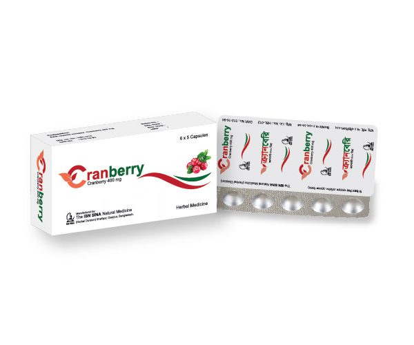 Capsule Cranberry 400 mg(30 Pcs)