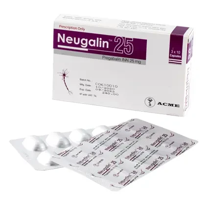 Capsule Neugalin 25mg (30 Pcs)