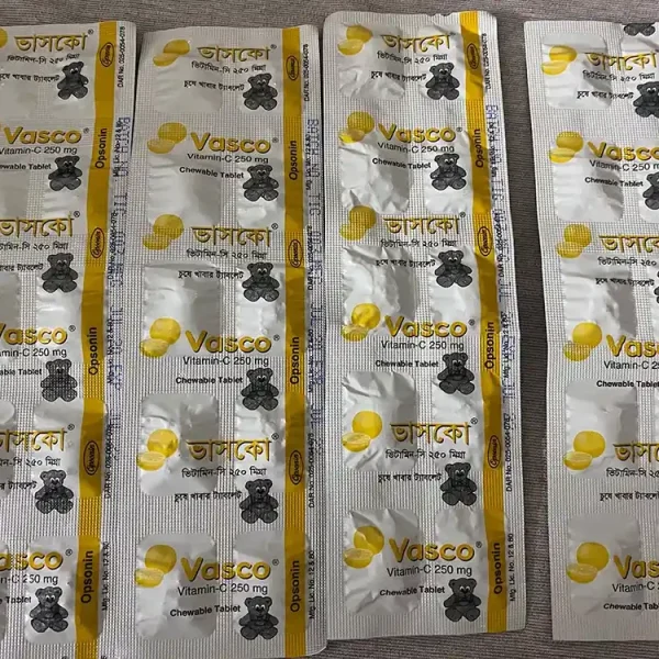 Chewable Tabet Vasco 250mg (200 pcs)