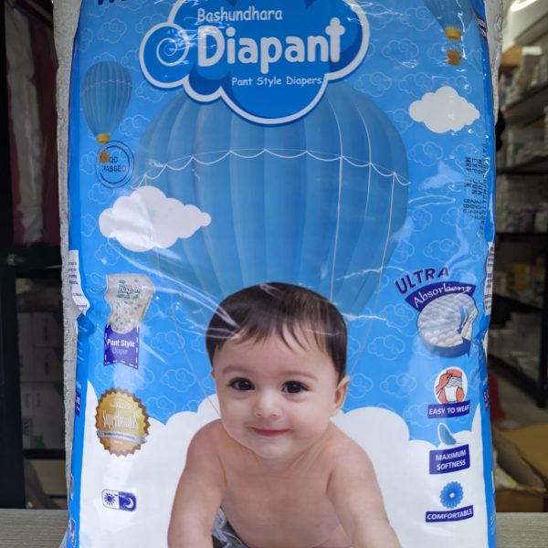 Diaper Bashundhara Diapant M(7-12 kg) 40 Pcs 1 Pcs