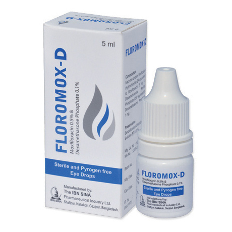 Eye Drop Floromox-D 0.5%+0.1% 5ml