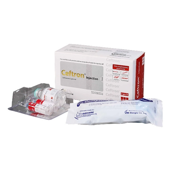 IV Injection Ceftron (MRP 400) 2gm/vial