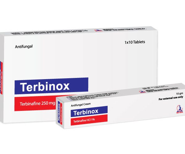 Tablet  Terbinox 250mg (10 Pcs)
