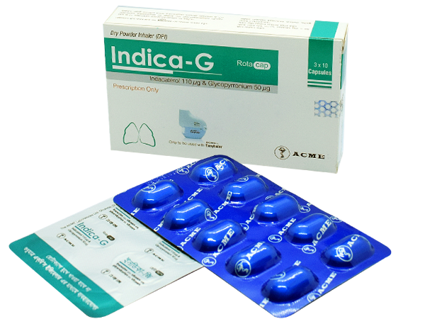 Inhalation Capsule Indica-G DPI 110 mcg + 50 mcg