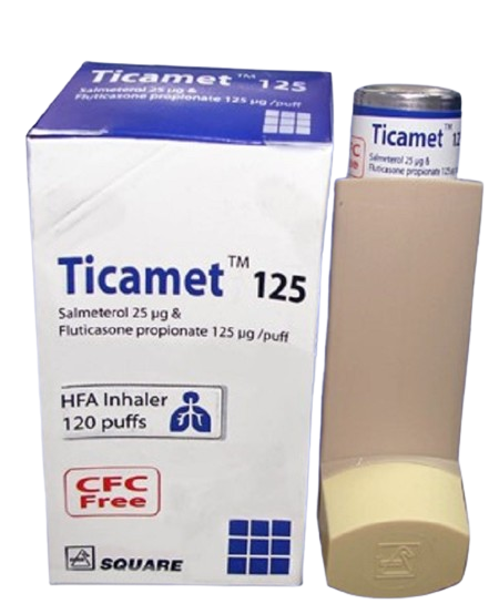 Inhaler Ticamet 125 mg