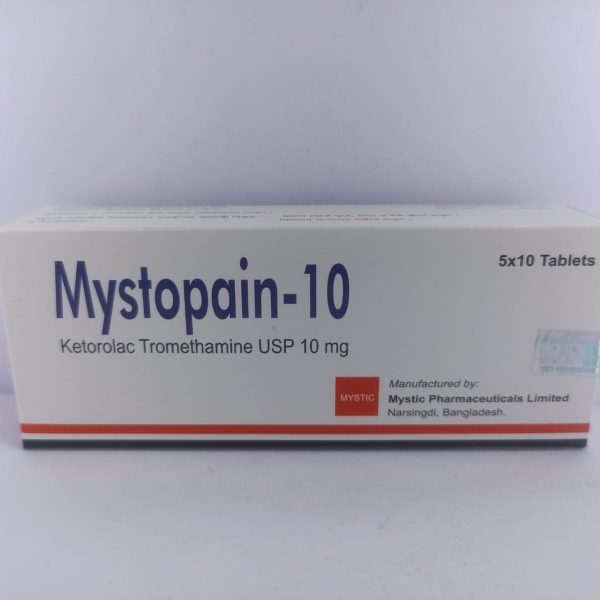 Tablet  Mystopain 10mg (50 Pcs)