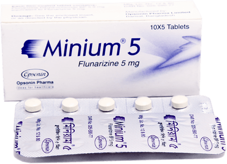 Tablet  Minium 5mg (50 Pcs)