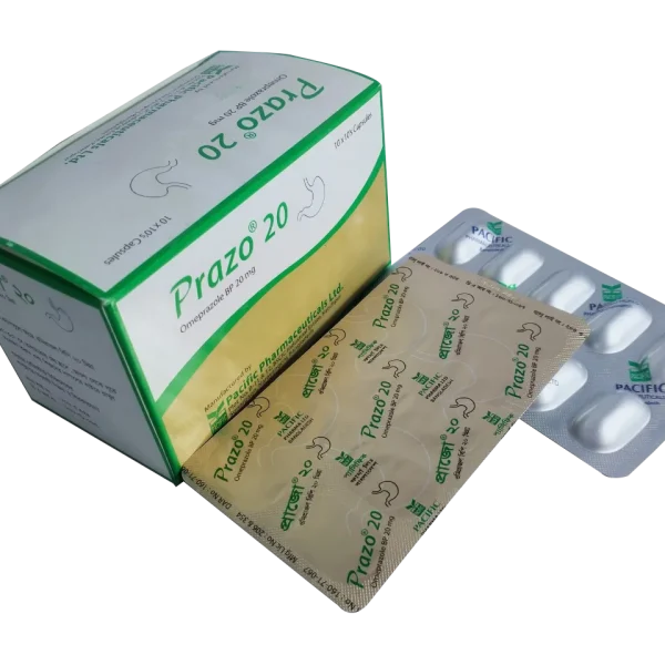 Capsule Prazo (MRP 550) 20mg (100 Pcs)