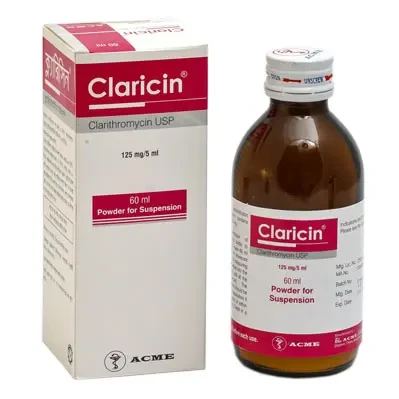 Powder for Suspension Claricin 125 mg/5 ml