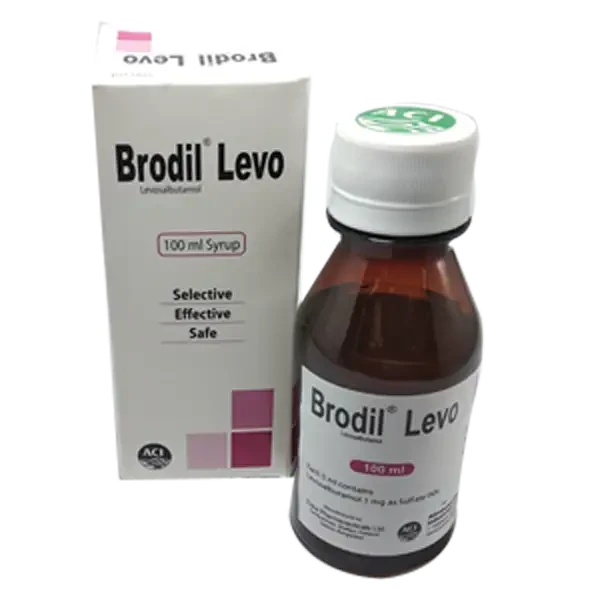 Syrup Brodil Levo 1 mg/5 ml(MRP 50) 100ml (1 Pcs)