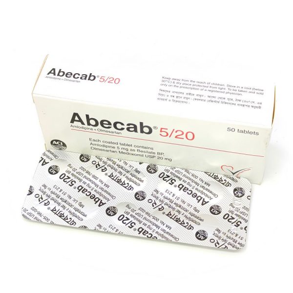 Tablet  Abecab(MRP 720) 5/20mg (60 Pcs)