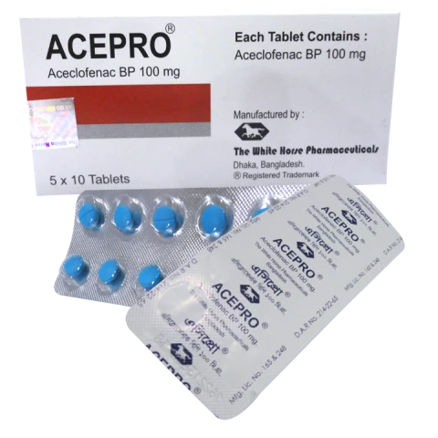 Tablet Acepro 100mg (50 Pcs)