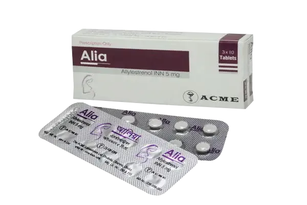 Tablet  Alia (MRP 270) 5mg (30 Pcs)