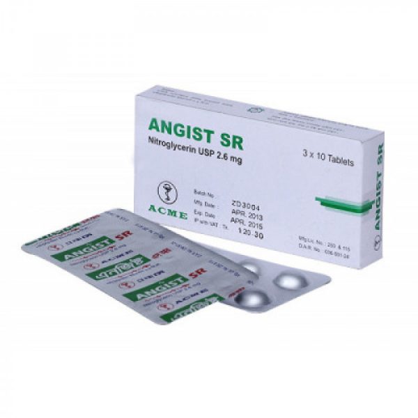 Tablet  Angist SR (MRP 150) 2.6mg (30 Pcs)