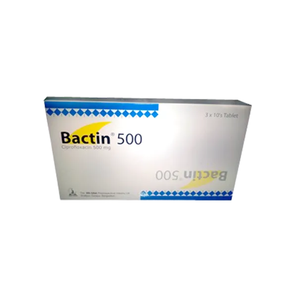 Tablet  Bactin (MRP 480) 500mg (30 Pcs)