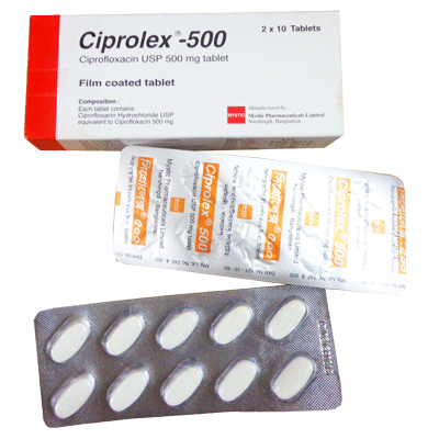Tablet  Ciprolex  -500 20 Pcs (500 mg)