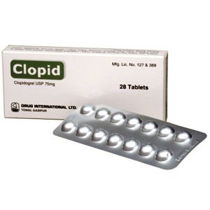 Tablet  Clopid 75mg (28 Pcs)
