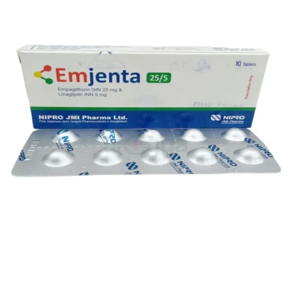 Tablet Emjenta 25mg + 5mg (10 pcs)