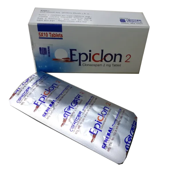 Tablet  Epiclon (MRP 650) 2mg (50 Pcs)