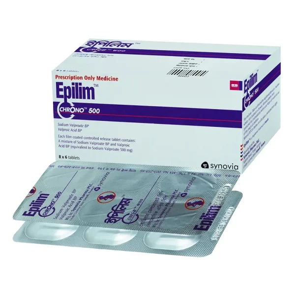 Tablet Epilim Chrono 500mg
