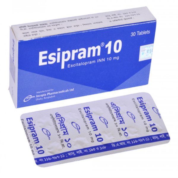 Tablet  Esipram 10 mg (30 Pcs)
