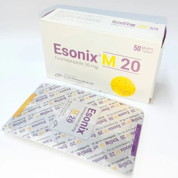 Tablet  Esonix M 20mg (50 Pcs)