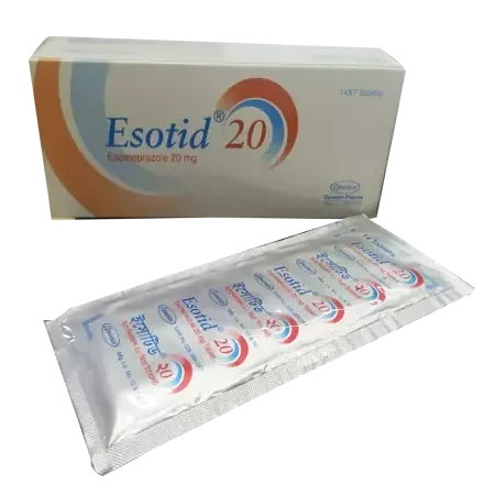 Tablet  Esotid 20mg (98 Pcs)