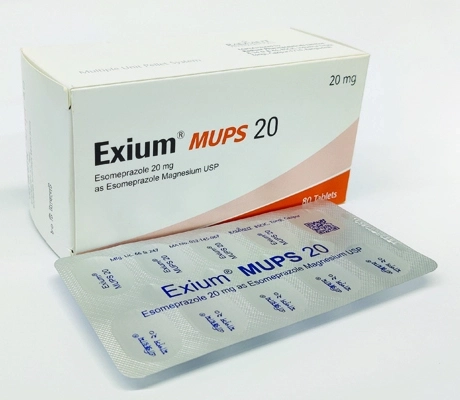 Tablet  Exium MUPS (Mrp 880) 20mg (80 Pcs)