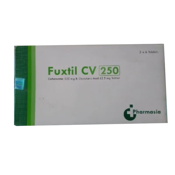 Tablet Fuxtil CV 250 mg + 62.5 mg (12 Pcs)