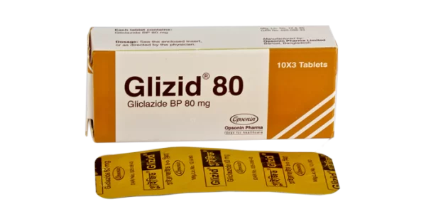Tablet  Glizid (MRP 400) 80mg (50 Pcs)