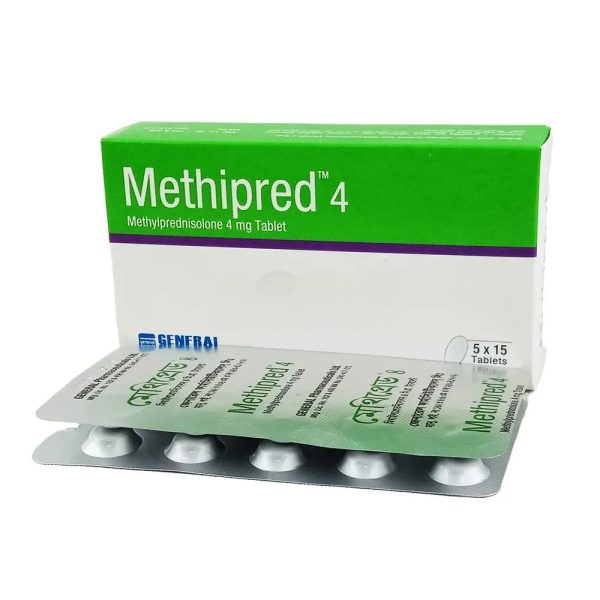 Tablet  Methipred (MRP 431.25) 4mg (75 pcs)