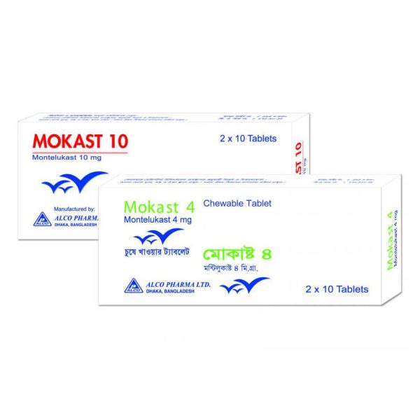 Tablet  Mokast (MRP 720) 10mg (60 Pcs)