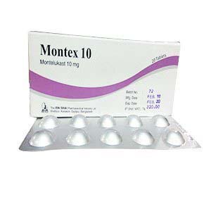 Tablet  Montex 10mg (30 Pcs)