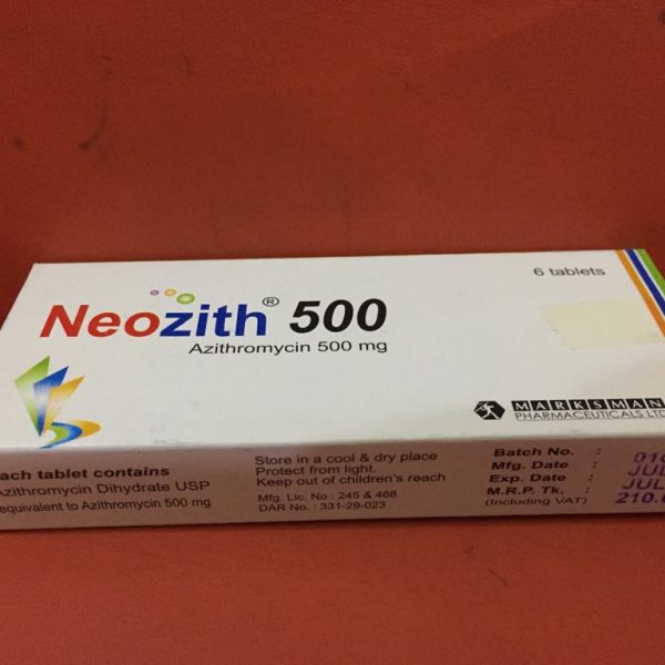Tablet  Neozith 500mg (6 Pcs)