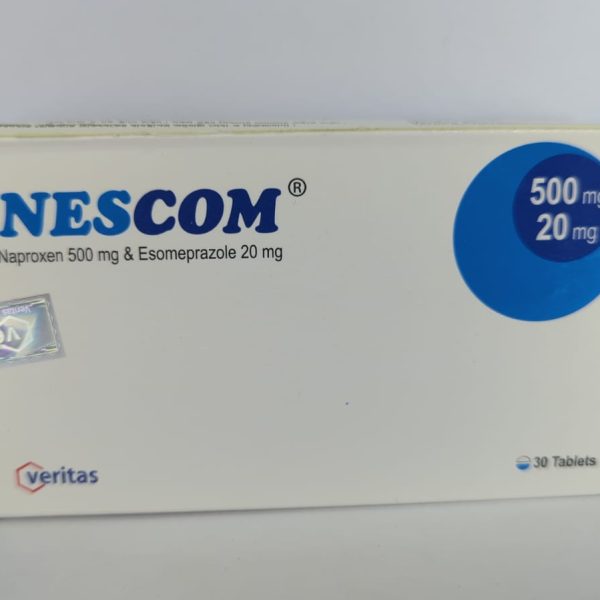 Tablet  Nescom (MRP 345) 500mg+20mg (30 Pcs)