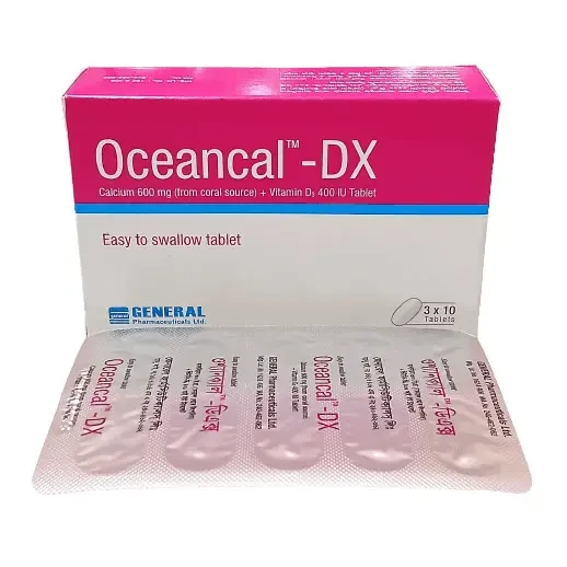 Tablet  Oceancal-Dx 600mg+400iu (30 pcs)